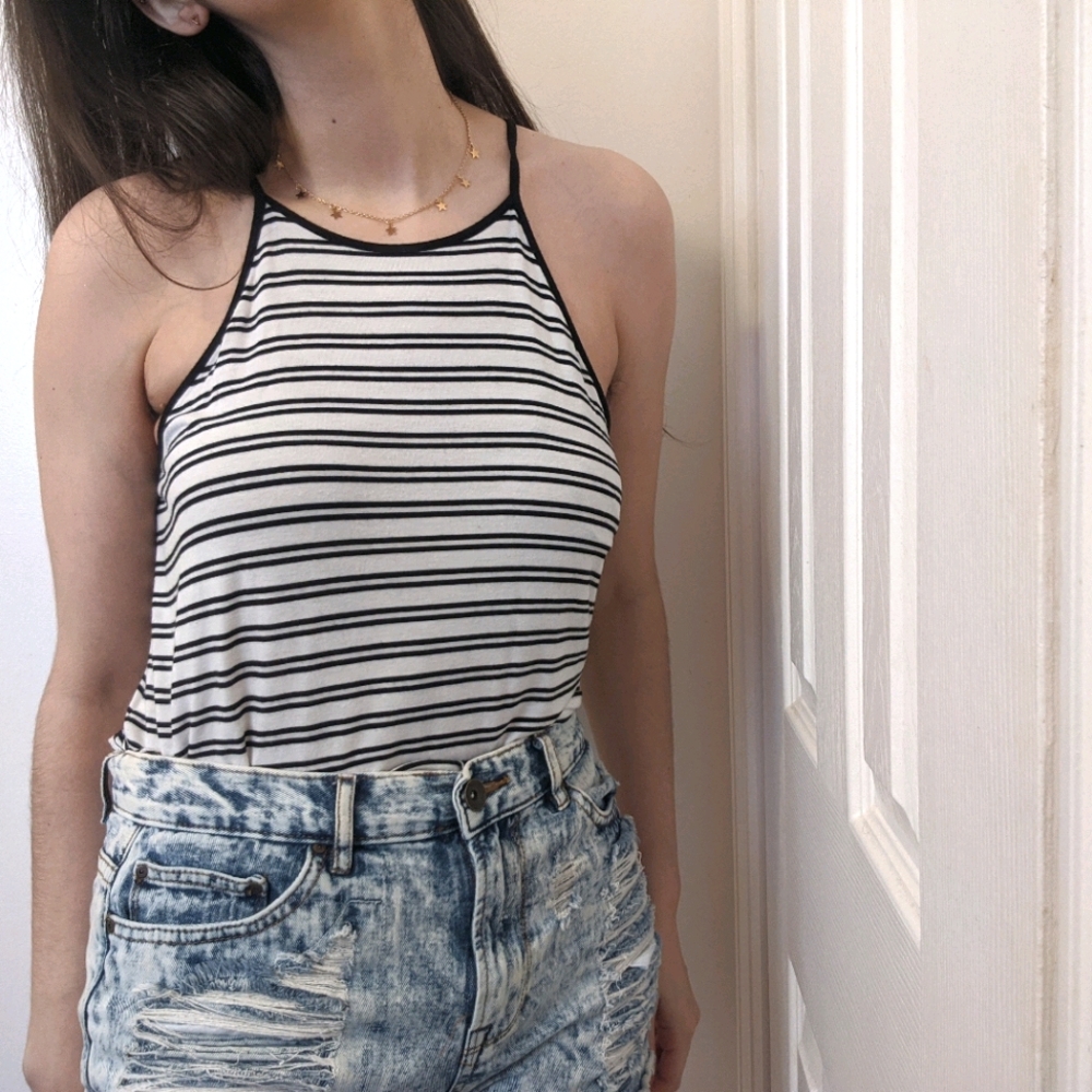 ✨3 for $40 FOREVER 21 Striped Tank Top